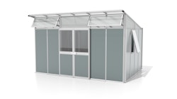 Vitavia Gerätehaus auf Gewächshausbasis Kosmos 7800/11500