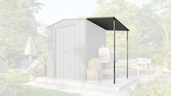 Globel Schleppdach für Gerätehaus Dream 65, anthrazit